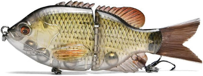 5.9in Multi Jointed Swimbait Fishing Lures Bait,2 Segment Big Giant Sinking Fishing Bass
