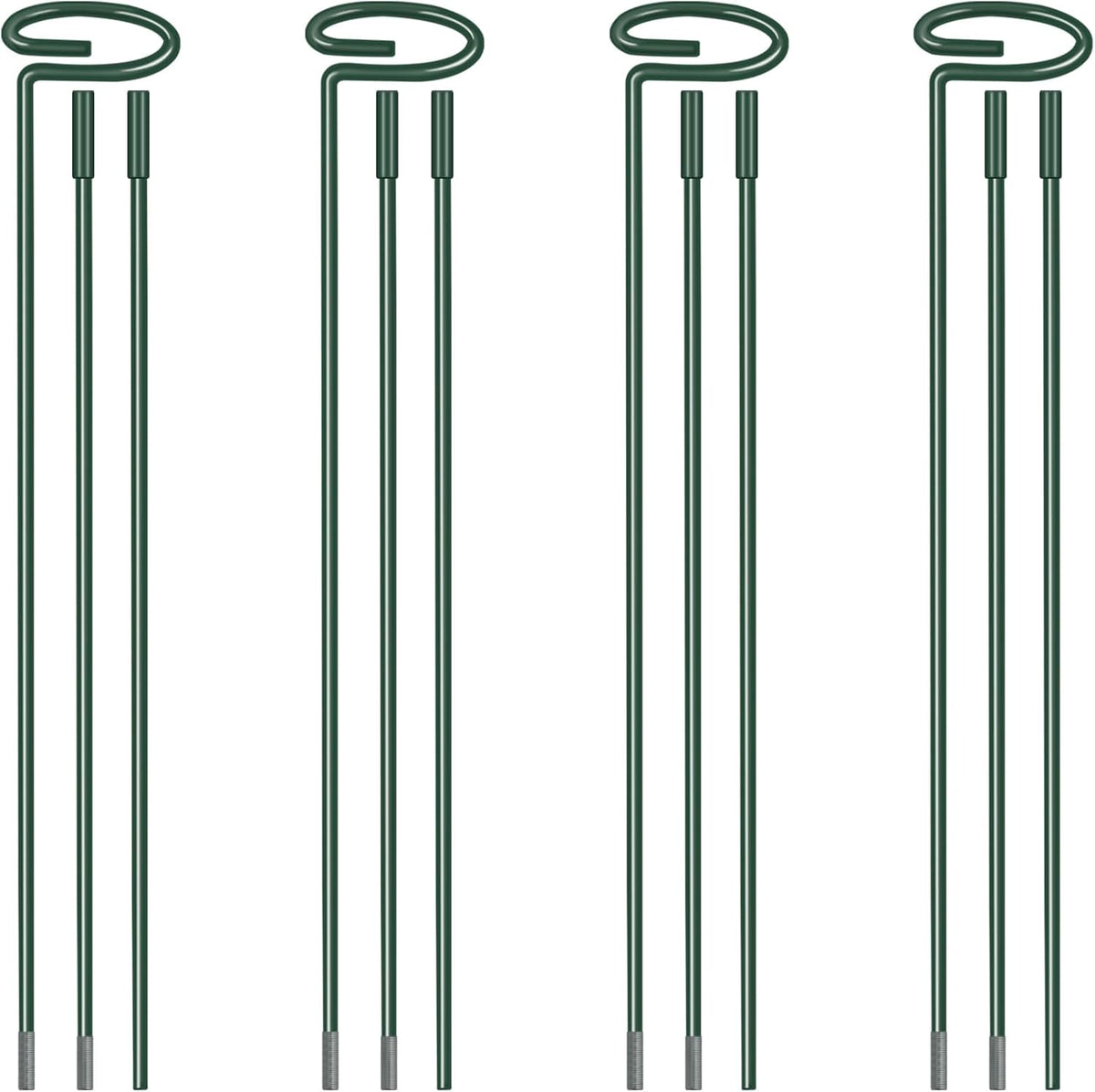 36 Inch Plant Stakes Tall, Three Sizes(12 or 24 or 36 Inch) Plant Support Stakes for Outdoor or