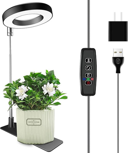 Plant Grow Light, 48LEDs Full Spectrum Grow Lights for Indoor Plants, Height Adjustable Grow Lamp