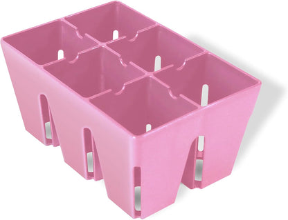 Epic Gardening Reusable Seed Starter Tray - 6 Cell/24 Seedling Starter Trays - Easy Watering