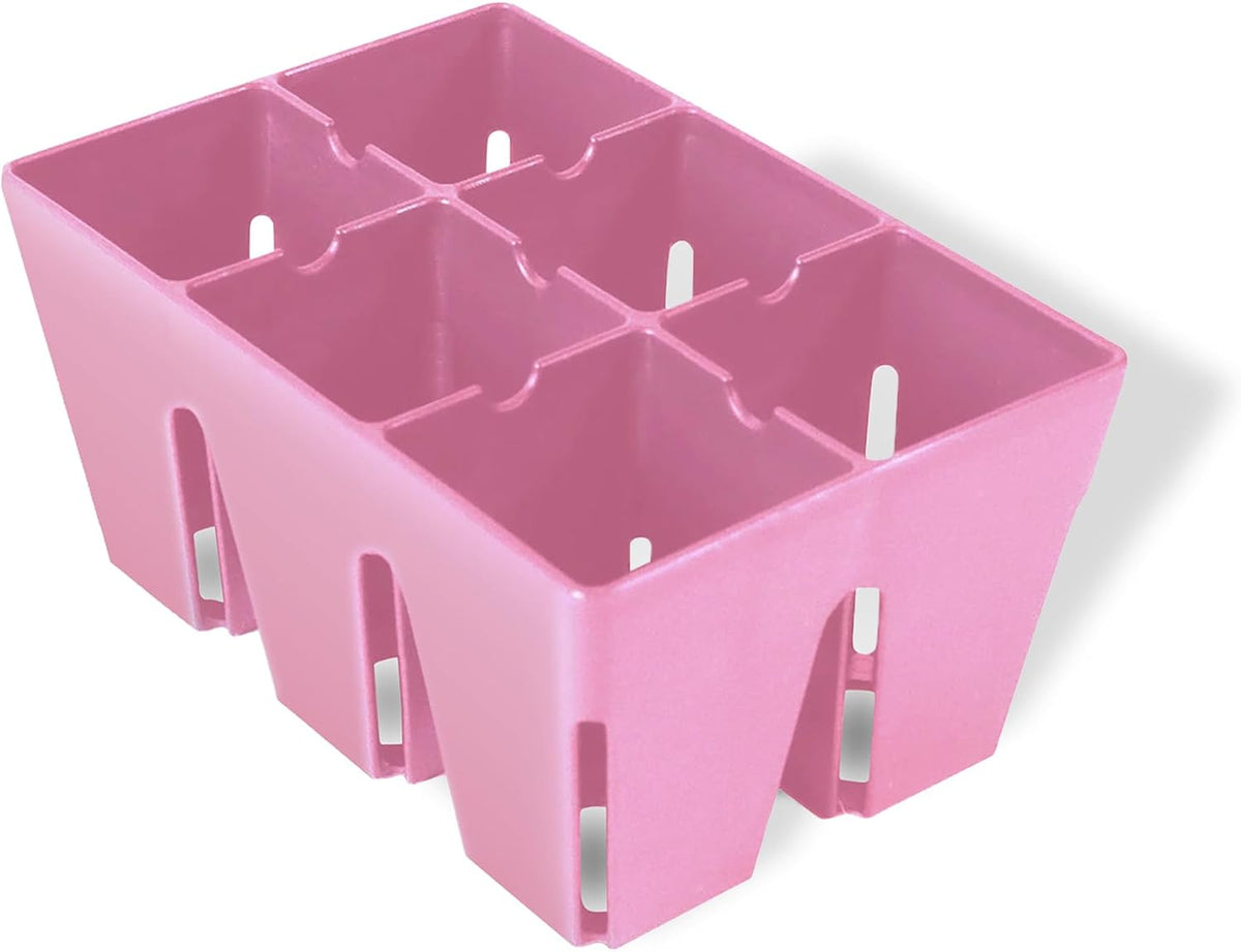 Epic Gardening Reusable Seed Starter Tray - 6 Cell/12 Seedling Starter Trays - Easy Watering