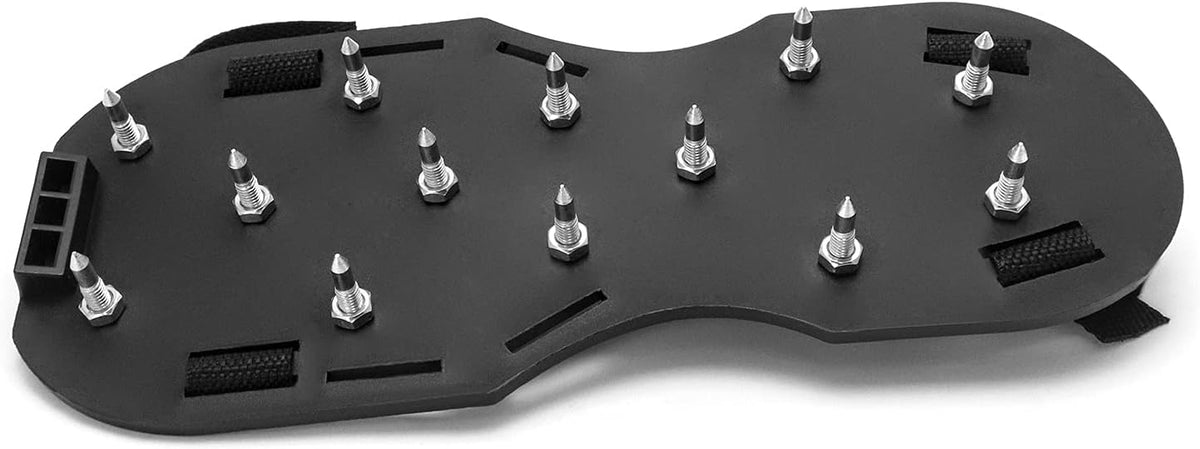 QWORK Gunite Spiked Shoes With 3/4” Short Spikes Perfect For Epoxy Floor, Overlays, Cover