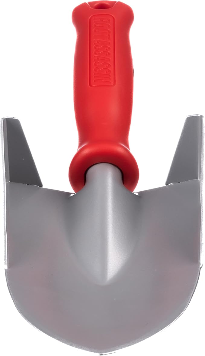 Root Assassin One Shot Shovel OS-003 Carbon Steel Winged Garden Hand Trowel