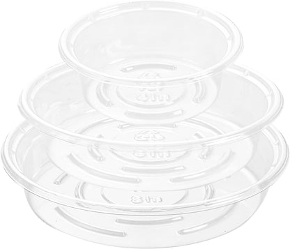 Plant Saucer 30 Pack Plant Trays for Pots 4/6/8 Inch Plastic Plant Saucers for Outdoors and Indoors