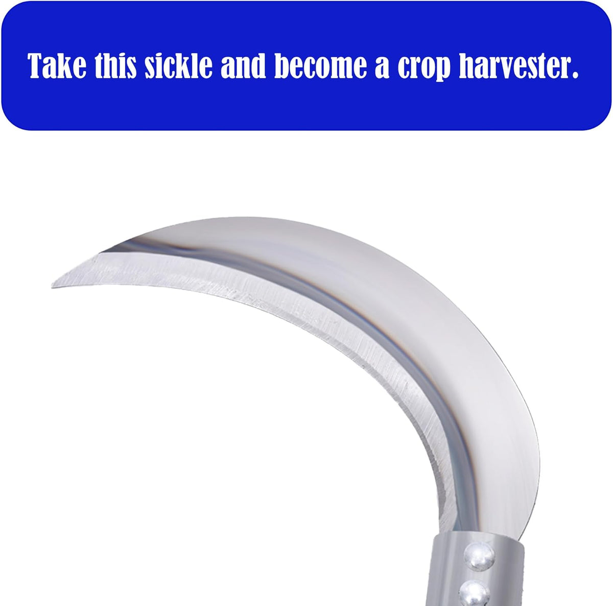 1pce 290mm/11.42in Carbon Steel Billhook Brush Clearing Sickle for Grass,Weeding Tools for