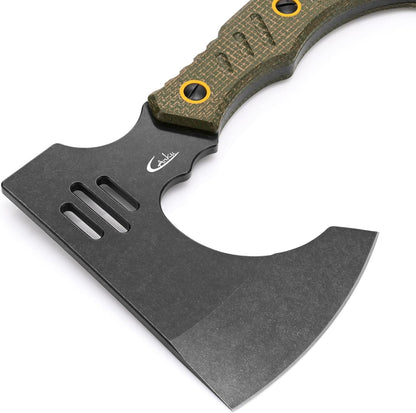C1391 Camping Axe Camping Hatchet,DC53 Steel Blade with Micarta Handle Survival Hatchets Bushcraft