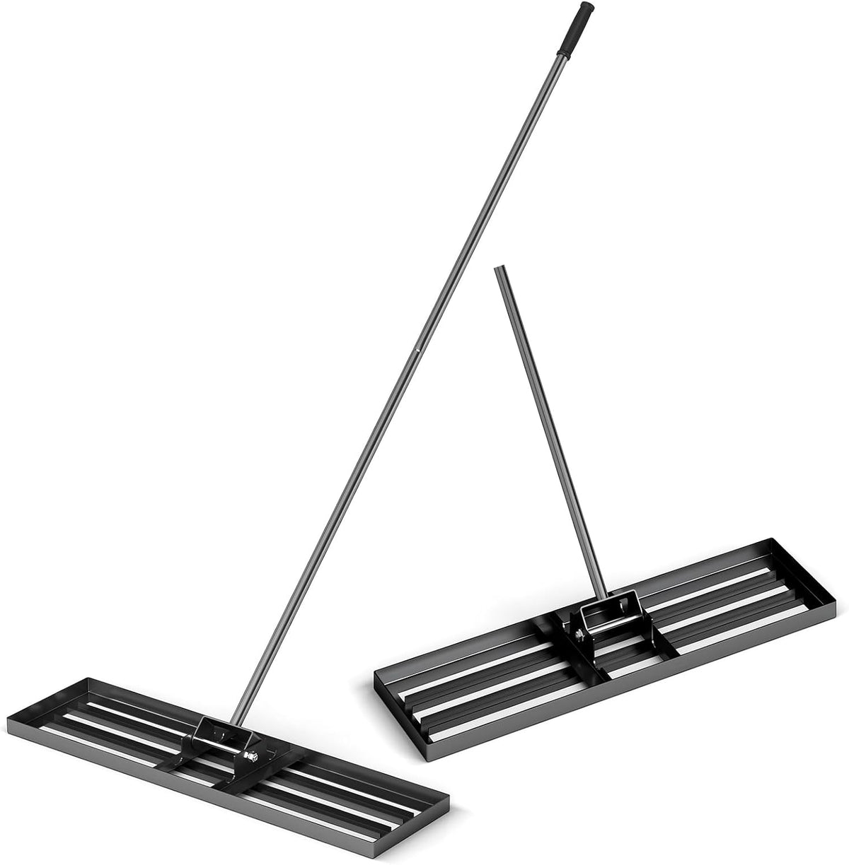 Goplus Lawn Leveling Rake, 36" x 10" Heavy Duty Level Lawn Tool w/ Ergonomic Handle for Soil