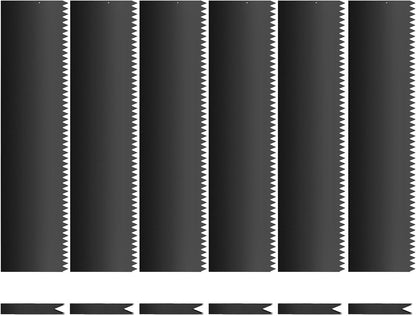 6PCS Galvanized Steel Landscape Edging Kit, 40" L x 12.5" H (20ft Total) Steel Landscape Lawn