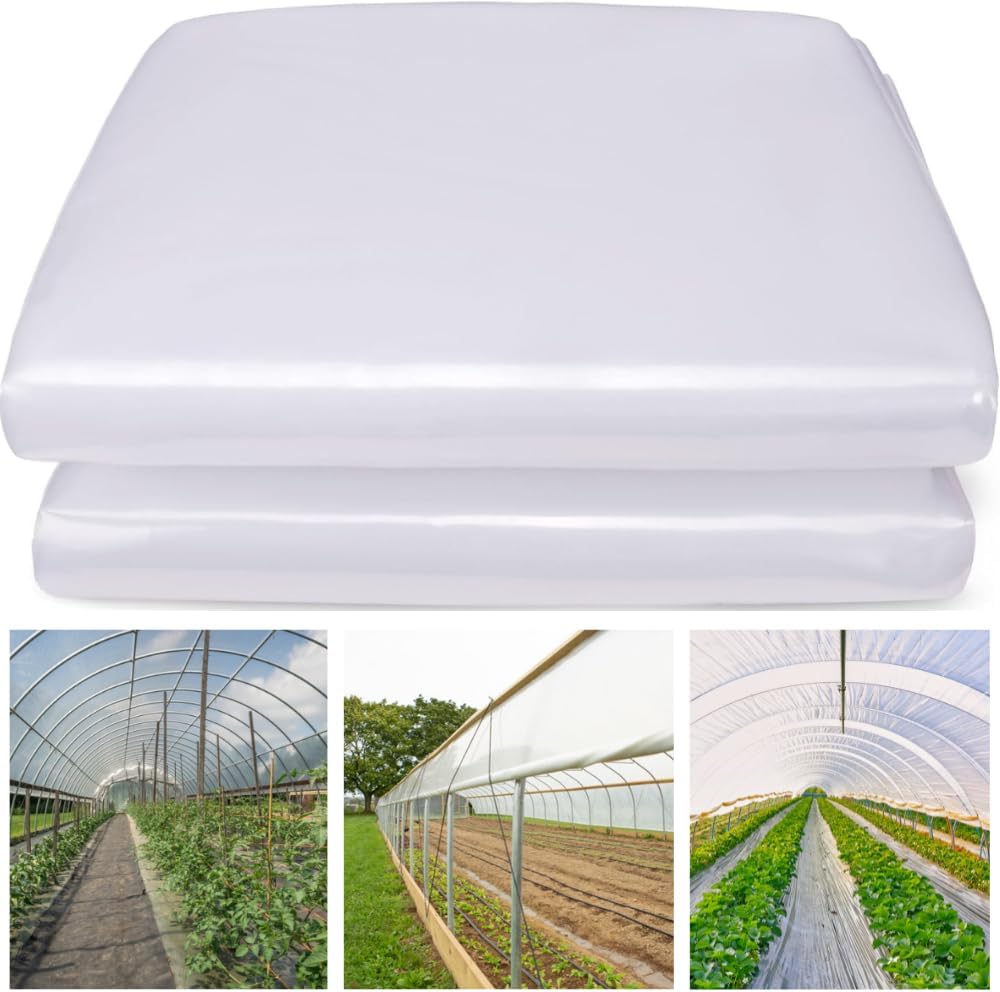 Farm Plastic Supply - Clear Greenhouse Plastic Sheeting - 6 mil - 4 Year UV Resistant Polyethylene