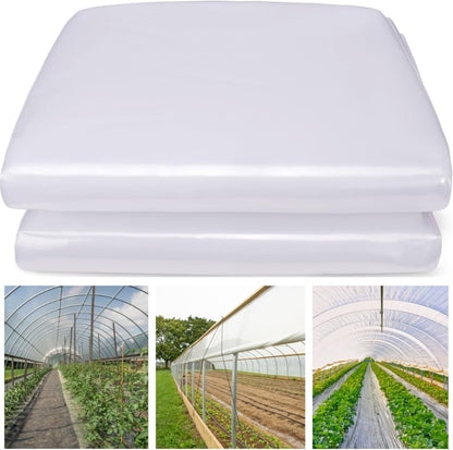 Farm Plastic Supply - Clear Greenhouse Plastic Sheeting - 6 mil - 4 Year UV Resistant Polyethylene