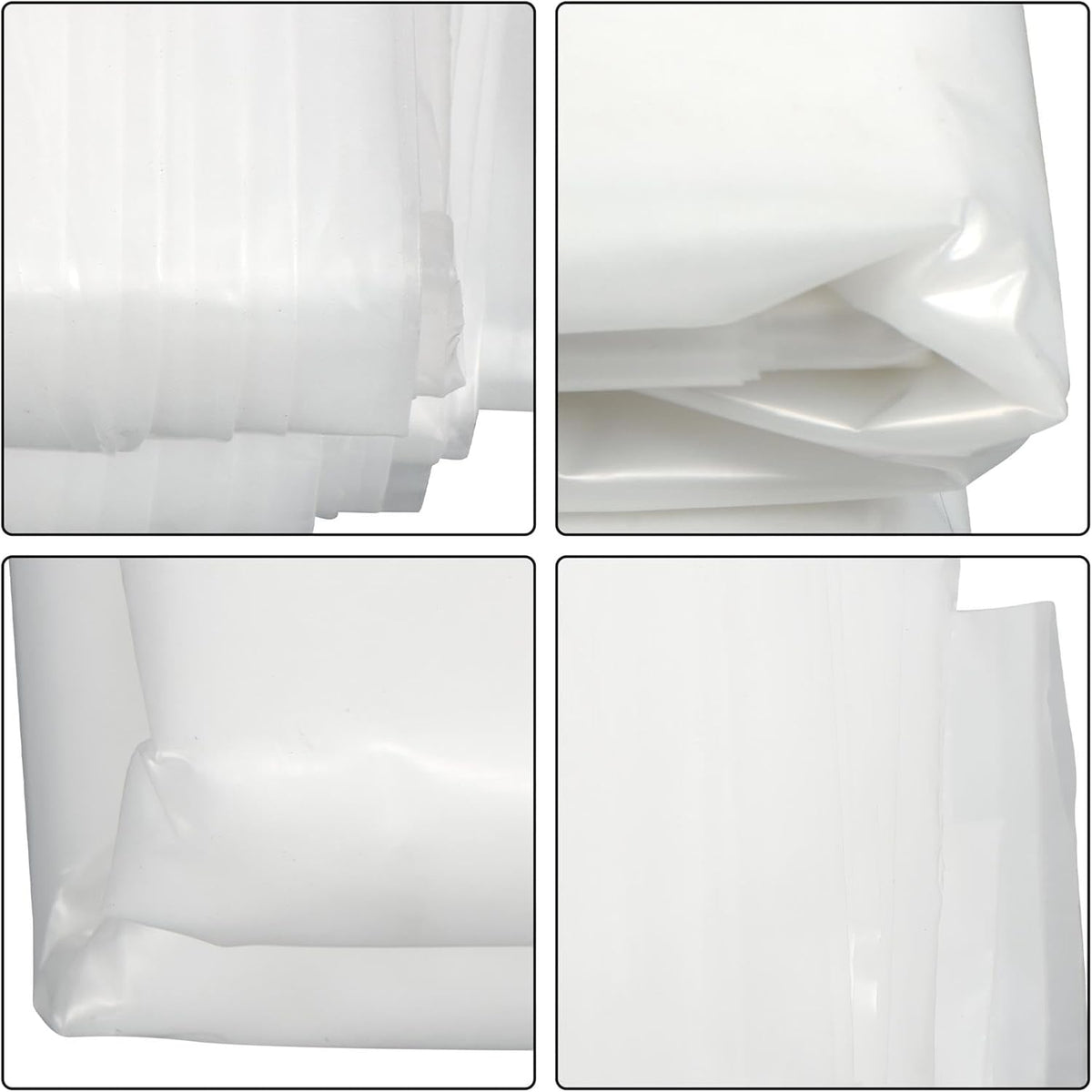 12 x 100FT Greenhouse Plastic Sheeting, 6 Mil Heavy Duty Clear Polyethylene Film, Covering for
