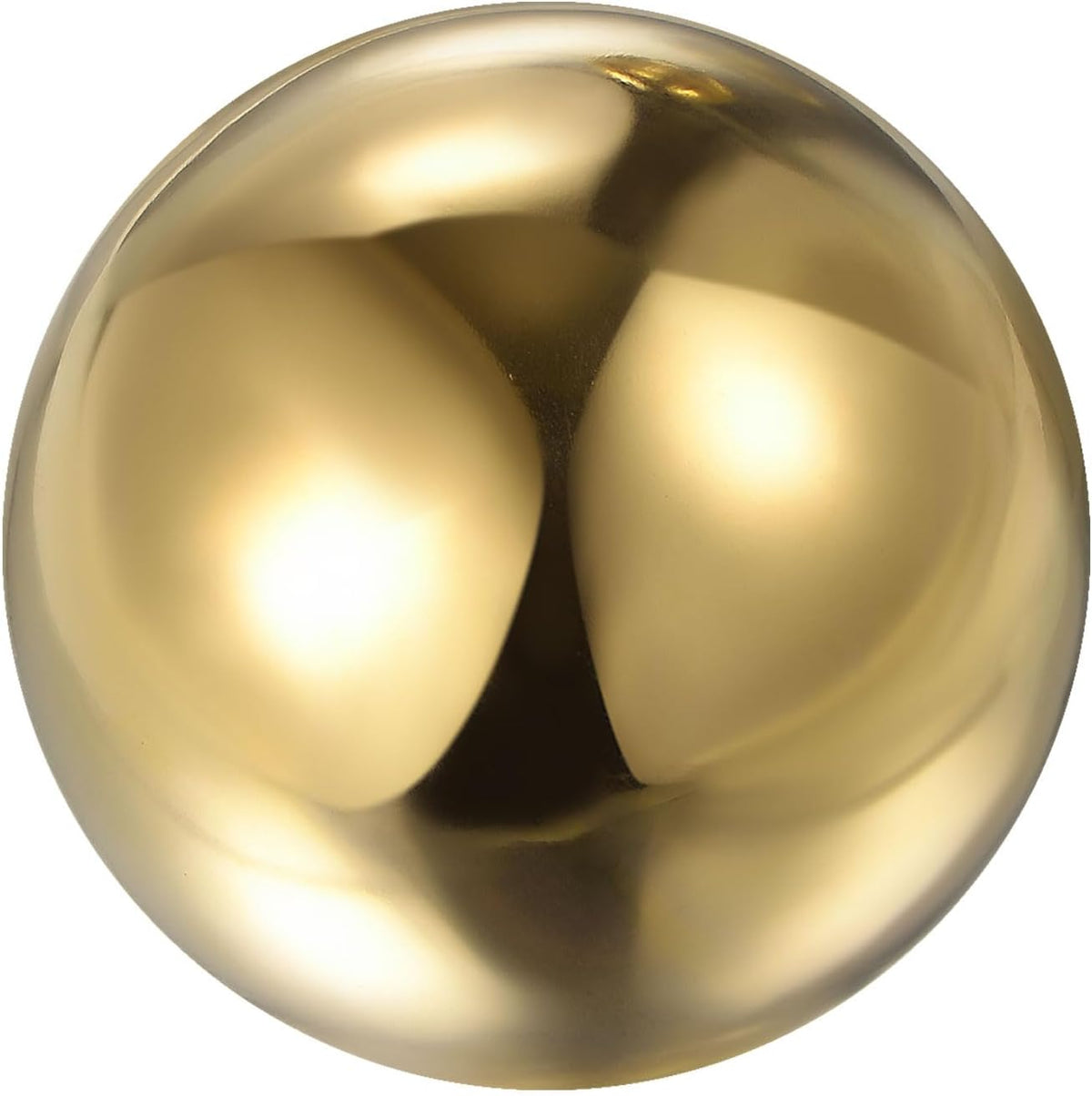 uxcell Gold Gazing Ball 6 Inch 150mm Reflective Sphere Polished Hollow Ball, Stainless Steel Gazing
