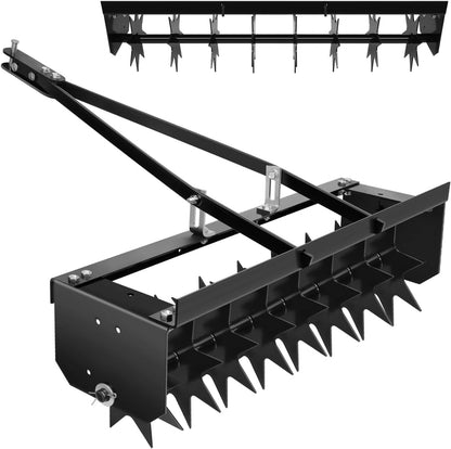 45" 3-Second Hooked Tow Aerator - 400 lbs Capacity Aerators with Galvanized Steel Spikes and