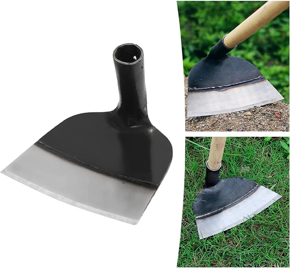 DOITOOL Hand Hoe Head Replacement Hoe Garden Tool Heavy Duty Farm Hoe Gardening Planting