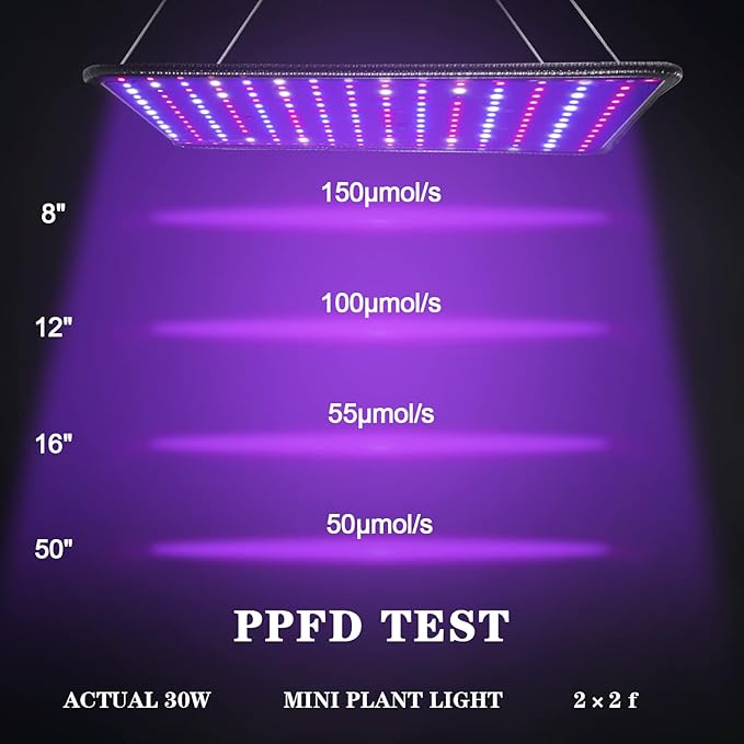 Grow Light for Indoor Plants - SERWING 200W LED Grow Light Full Spectrum, Plant Growing Lamp for