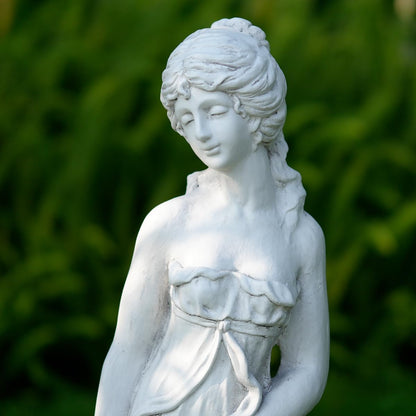 Outdoor Goddess Statue, Garden Beauty Decoration, Graceful Female Figure Sculpture, Catholic