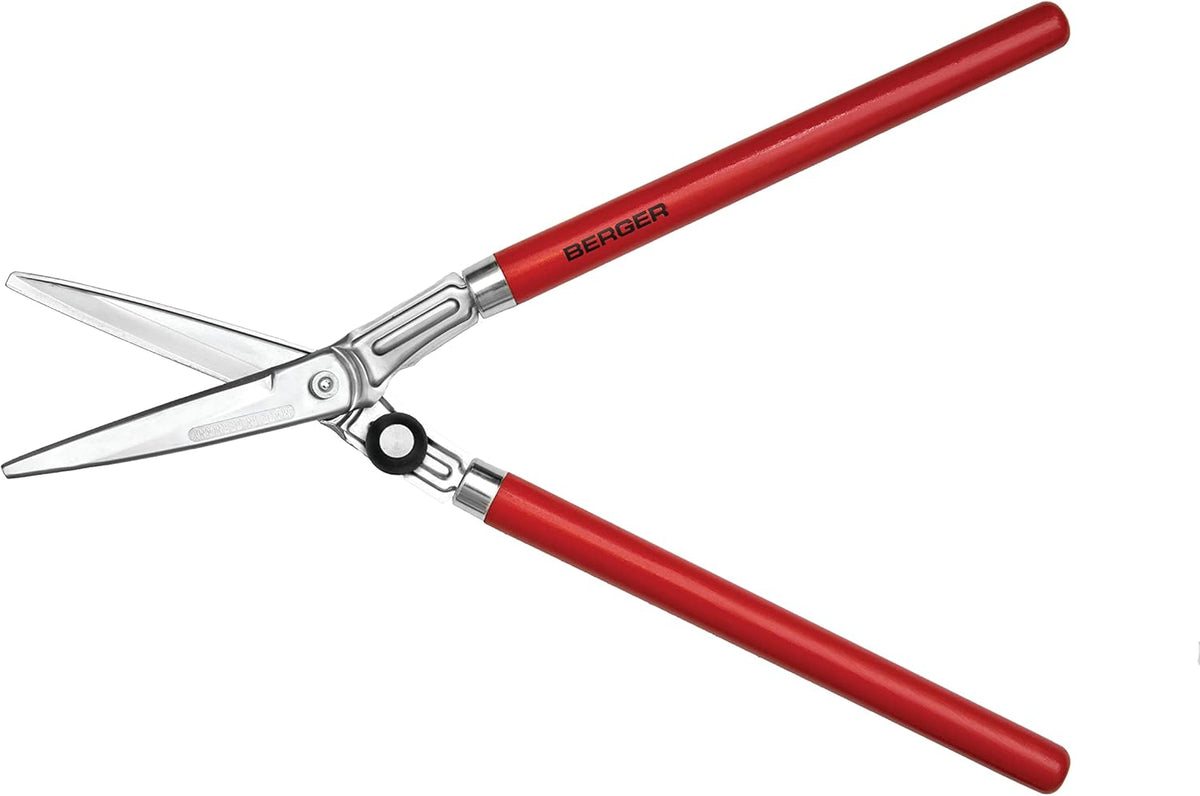 BERGER Professional Lightweight Topiary Hedge Shear, 6.3" Chromium-Plated Blades, Sap Groove to