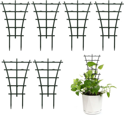 Plant Trellis Indoor, 6Pcs Stackable Plant Trellis for Climbing Plants Indoor, Small Plant Climbing