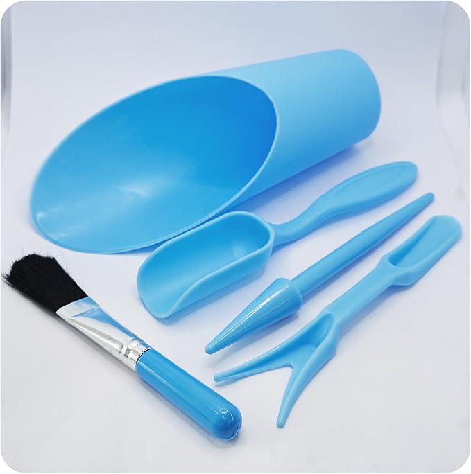5Pcs Mini Succulent Tools Set, Plastic Garden Hand Tools Kit for Indoor Plant Care, Succulent