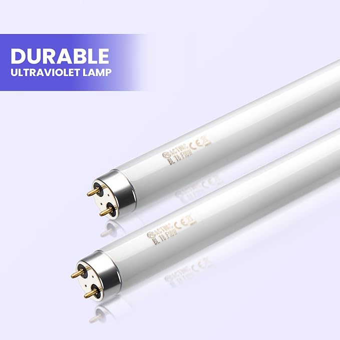 LiBa Bug Zapper Replacement UV Lamp Bulb - 10W Light Tubes, Compatible with 20W Indoor Electronic