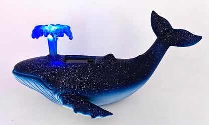 Humpback Whale Statue Miniature Figurines Landscape Garden Whale Art Figurines Home Living Room