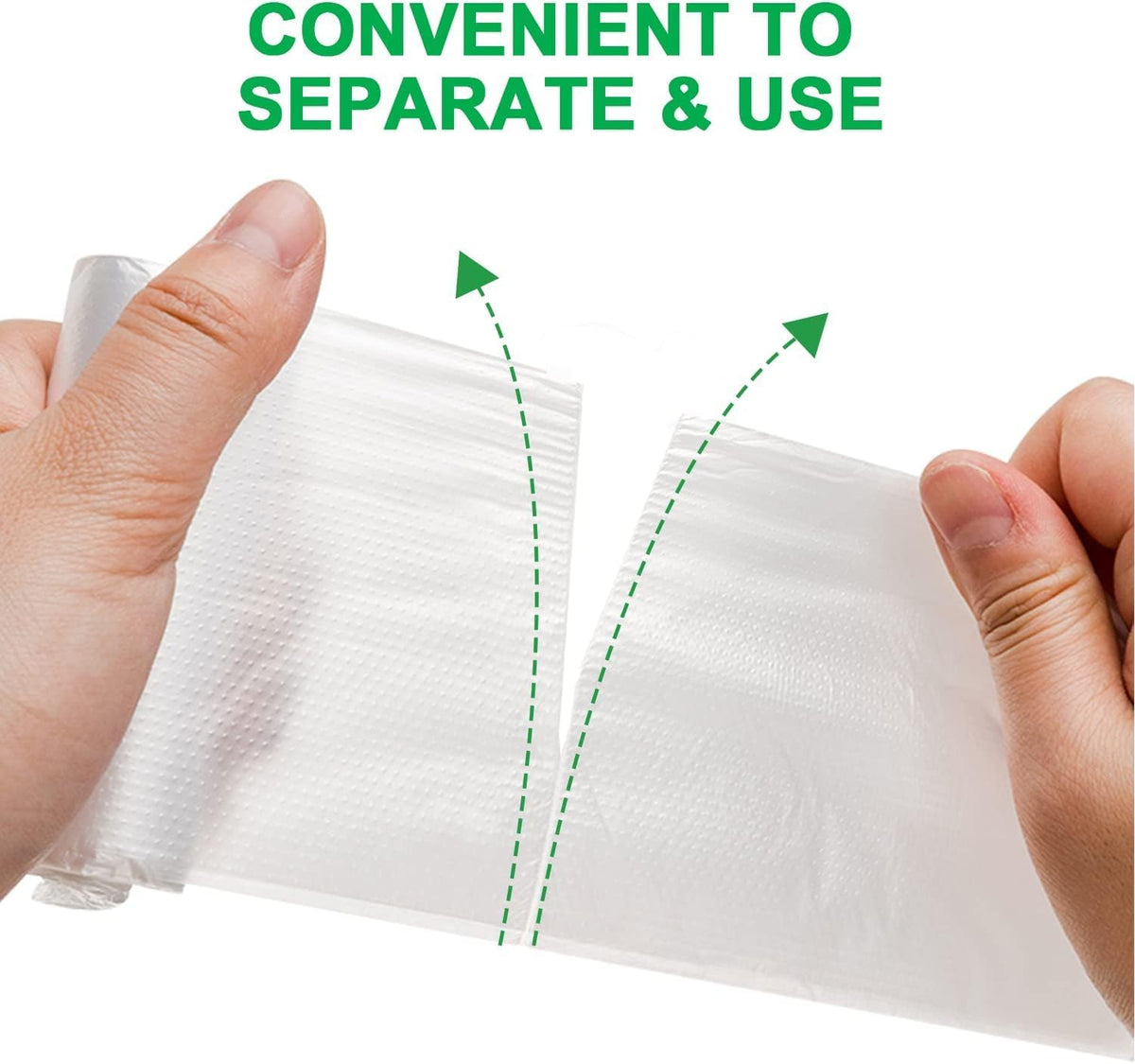 30 Ggallon Trash Bags, Pack of 10 Large Trash Bags Garbage Bag, 76x93.8cm,33.5g/pc, Unscented, White