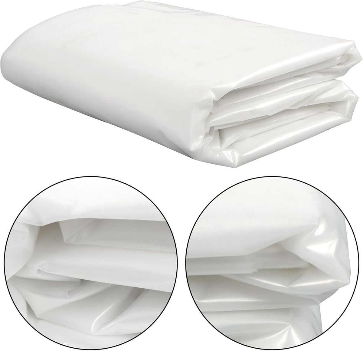 12 x 100FT Greenhouse Plastic Sheeting, 6 Mil Heavy Duty Clear Polyethylene Film, Covering for
