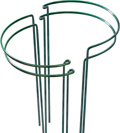 LEOBRO Plant Support Stakes, 4 PCS Plant Stakes, Plant Support, Peony Cages and Supports, Garden