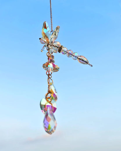 Sun Catchers Indoor Window Hanging Crystal Beads Dragonfly Prism Suncatcher Ornament Rainbow Maker