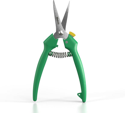 Miracle-Gro Straight Tip Floral Shears - Lightweight Gardening Scissors - Hand Pruner Pruning Shear