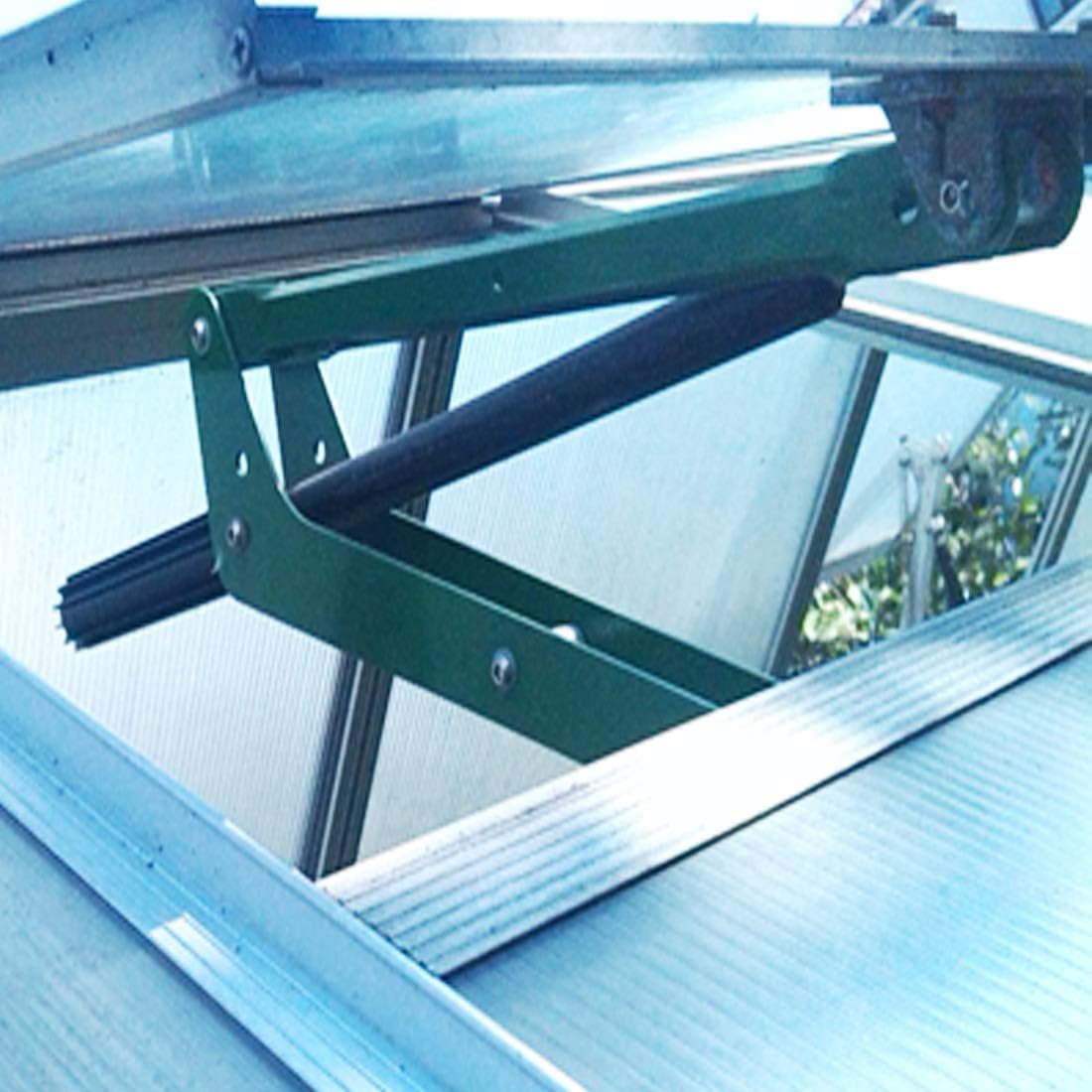 BIBISTORE 132 Lbs Capacity Heavy Duty Automatic Greenhouse Vent Opener Solar Power Auto Hothouse