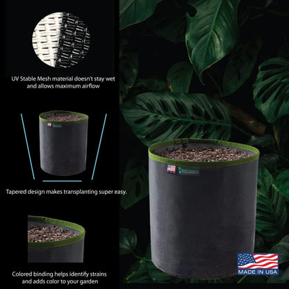 Grow Bag 3 Gallon, Planting Pots - Colorful Plant Grow Bags Pots Gardening Vegetable - Air Pruning
