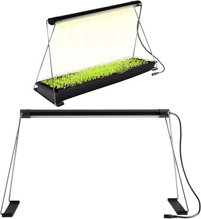 Epic Gardening Seed Starting Grow Light – Full-Spectrum LED with Adjustable Height for Indoor