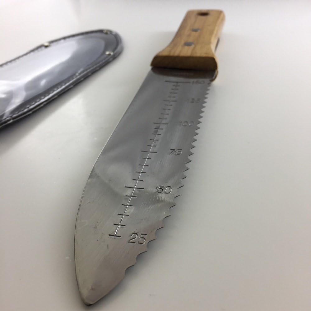 Bonsai Outlet Tinyroots Hori Hori Knife for Gardening, Multiple Purpose Garden Tools Used for