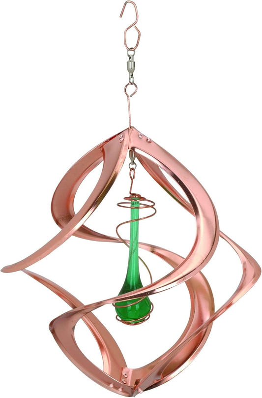 Red Carpet Studios The Original Helix Cosmix Wind Spinner 3-Dimensonal Garden Decor Small, 11-Inch