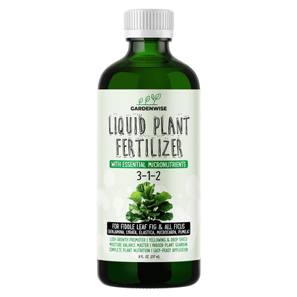 3-1-2 Liquid Fertilizer Concentrate with Micronutrients - Optimal Fiddle Leaf Fig Plant Food, Ideal
