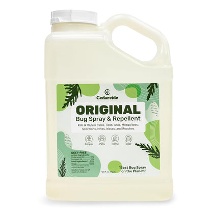 Cedarcide Original Bug Spray | Repel & Kill Fleas, Ticks, Mosquitoes, Mites, Ants & Chiggers | for