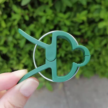 60 Garden Plant Clamps,Plant Support Clamps Hold Plant Stems,for Multi-Purpose Plants Rattan Clamps