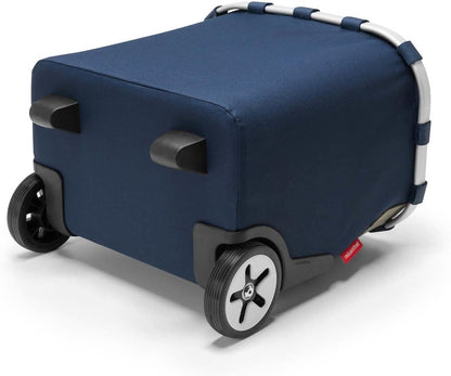 reisenthel carrycruiser Dark Blue - Portable Shopping Trolley with Sturdy Aluminum Frame, Shoulder