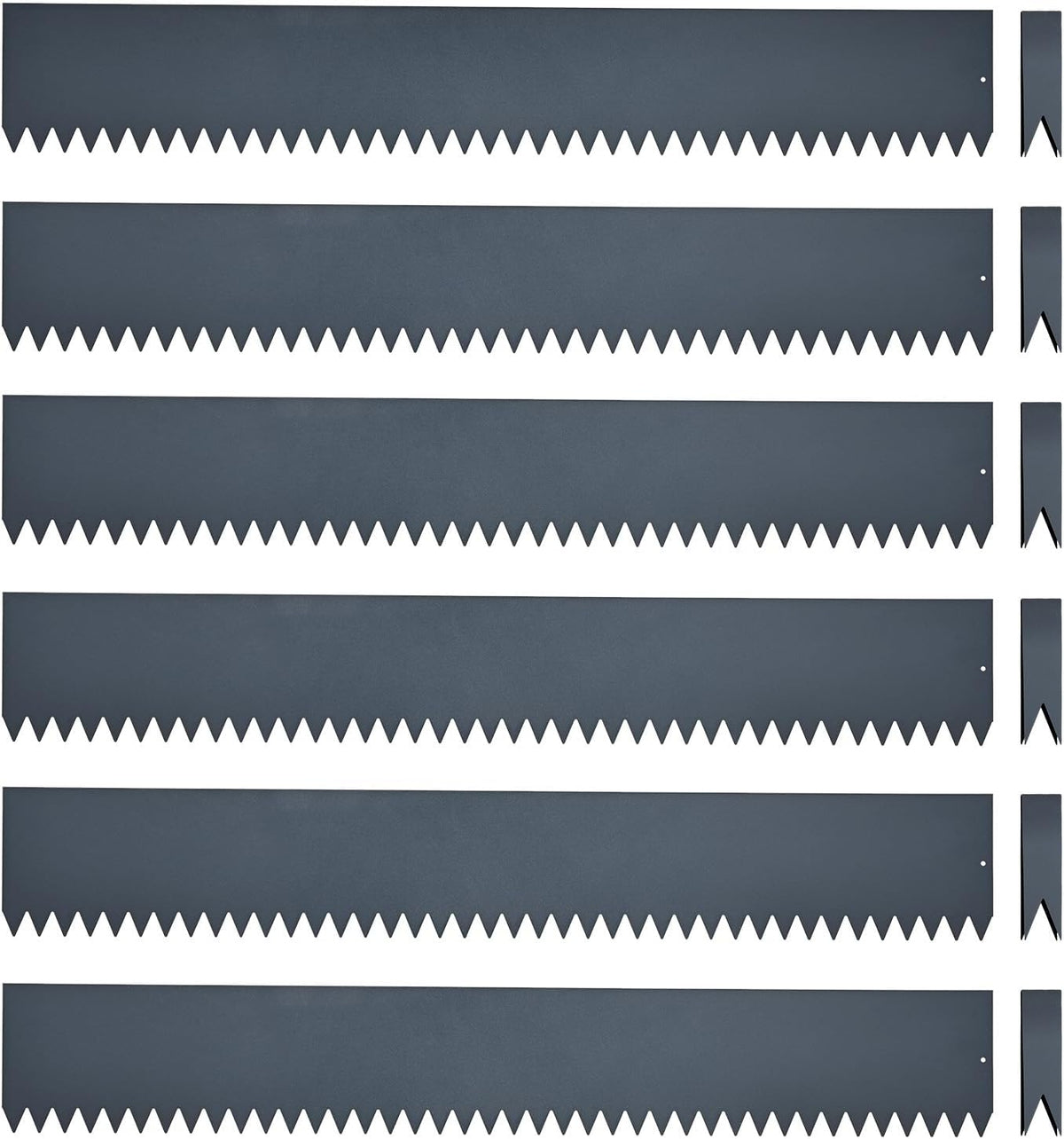 Landscape Edging Kit, Galvanized Steel Edging Landscape Lawn Edging Powder for Lawn Yard, Coated