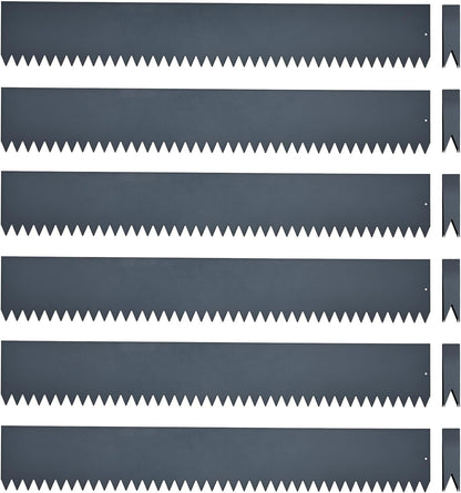 Landscape Edging Kit, Galvanized Steel Edging Landscape Lawn Edging Powder for Lawn Yard, Coated