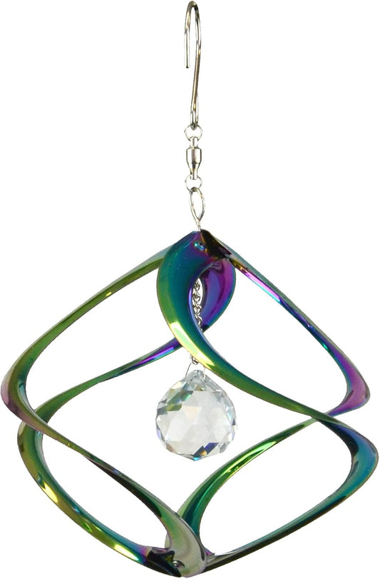 Red Carpet Studios The Original Helix Cosmix Wind Spinner Indoor/Outdoor 3-Dimensonal Garden Decor