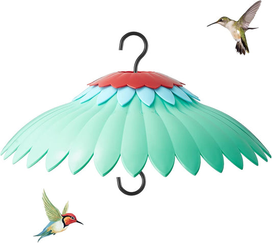 Squirrel Baffle for Hanging Bird Feeder Rain Cover for Outside Weather Guard Protect Feed from Sun