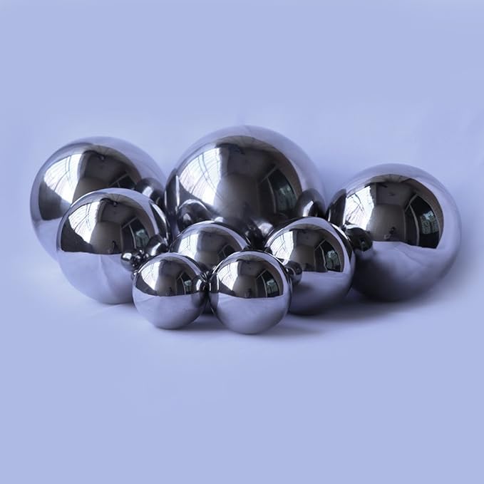 Durable Stainless Steel Gazing Ball, Hollow Ball Mirror Globe Polished Shiny Sphere for Home Garden