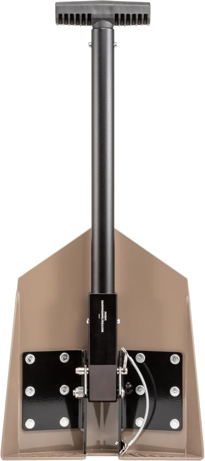 DMOS Delta Shovel - Collapsible Heavy-Duty Steel Folding Shovel for Camping, Overlanding, Survival