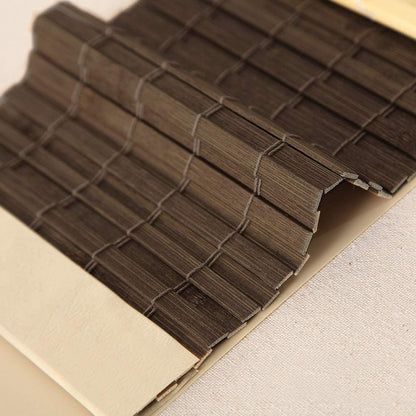 LETAU Cordless Wood Window Roller Shades, Bamboo Light Filtering Window Blinds for Indoor Home