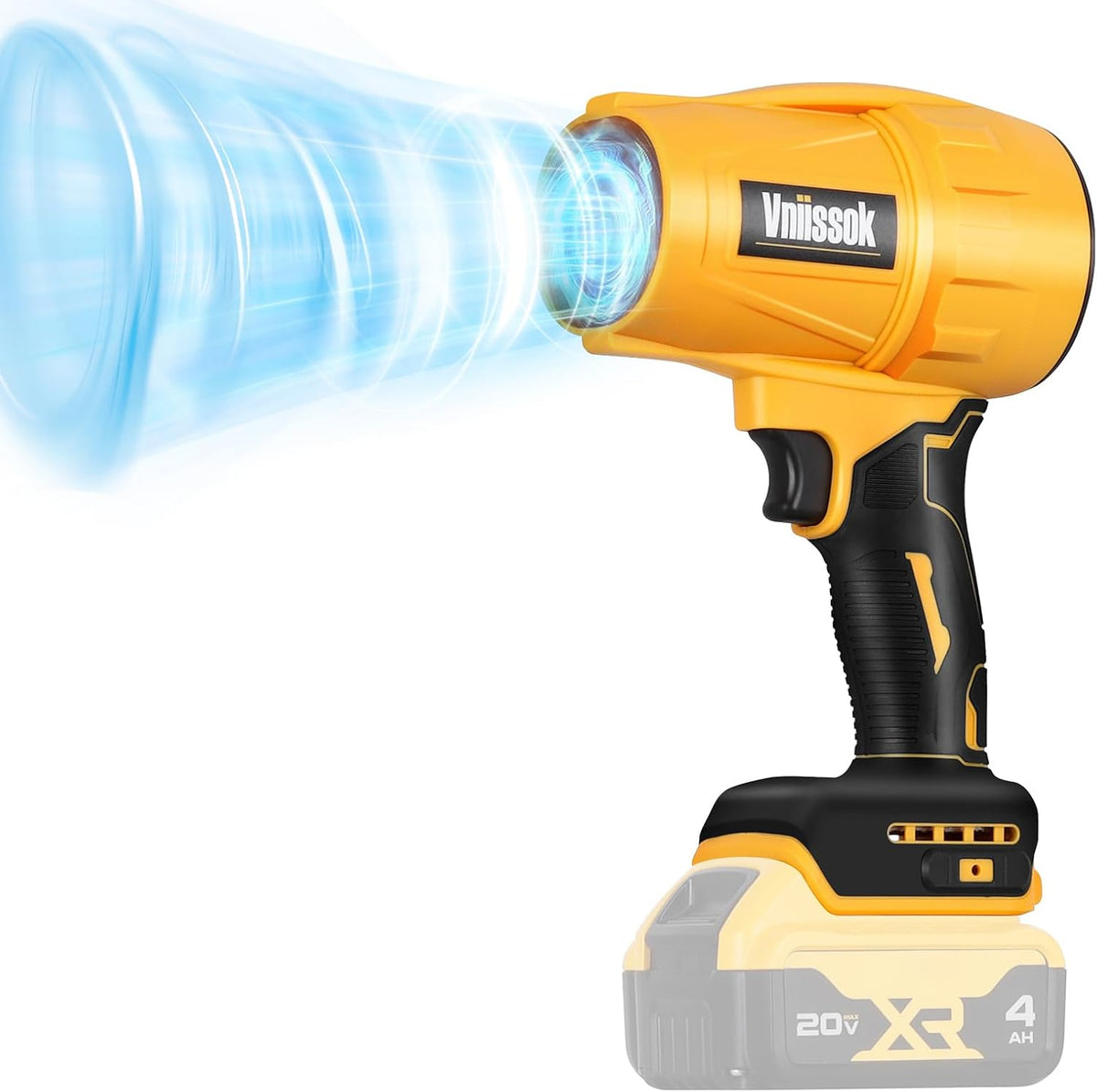 Electric Cordless Leaf Blower Dust Blower for DEWALT 20V Battery, High-Speed Motor Handheld Jet Fan