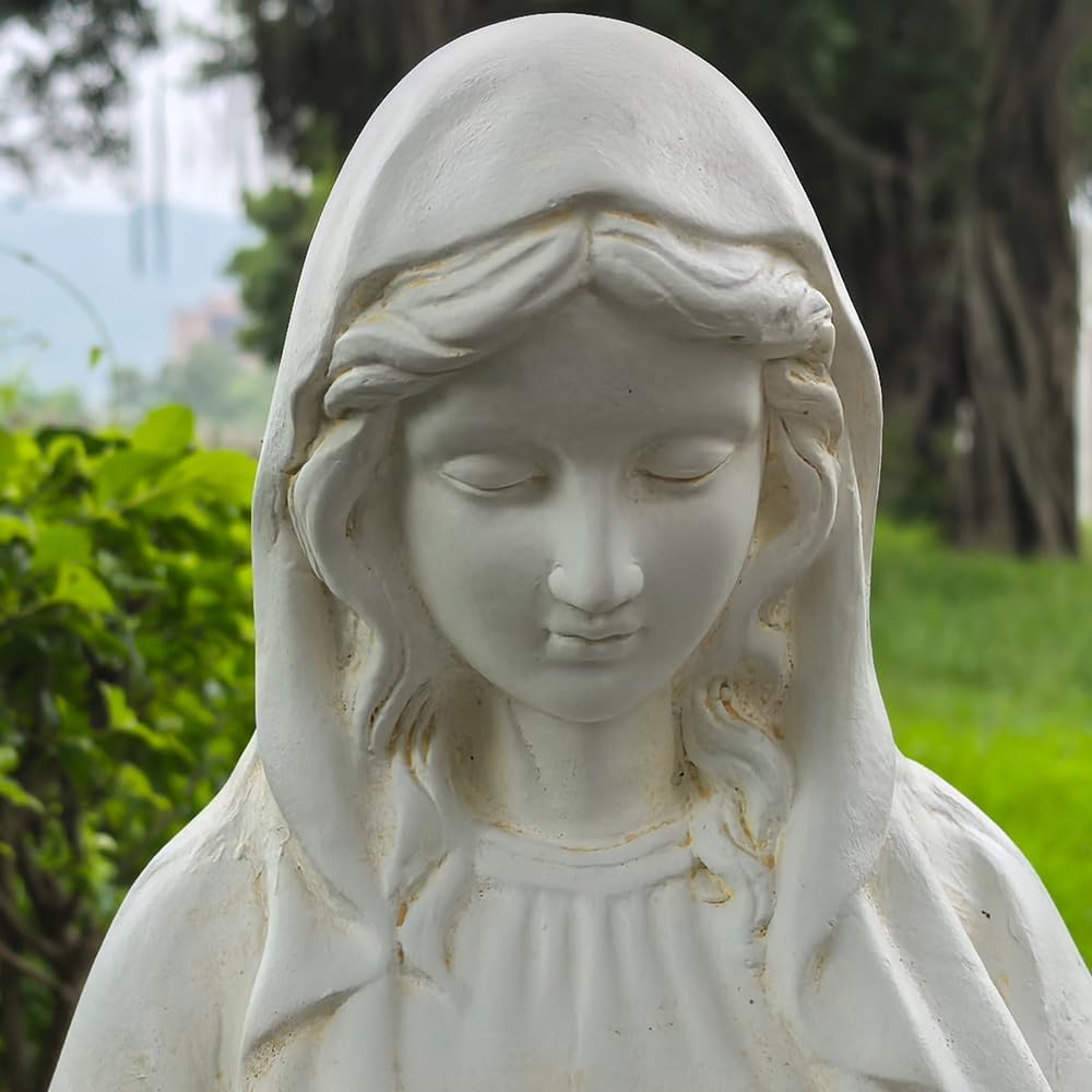 Virgin Mary Outdoor Statue - Religious Garden Statue, Blessed Mother, Virgen De Guadalupe, Large