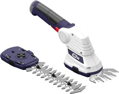 QWD Cordless Hedge Trimmer 7.2V, 4" Cordless Shear and 8" Shrubber Trimmer, 2 in 1 (Type-C) for