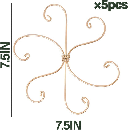 5PCS 7.5 Inch Monstera Plant Stem Support Hook - Premium Metal Structure for Indoor Plants, Durable